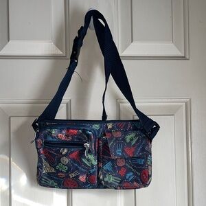 Colorful Patterned Shoulder Bag